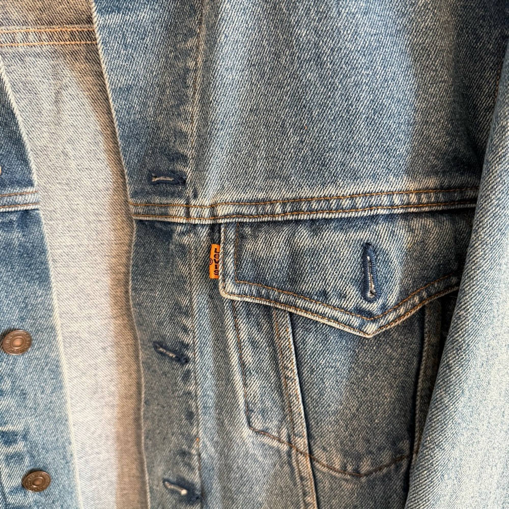 LEVIS ORANGE TAB DENIM JACKET - Picture 2 of 4